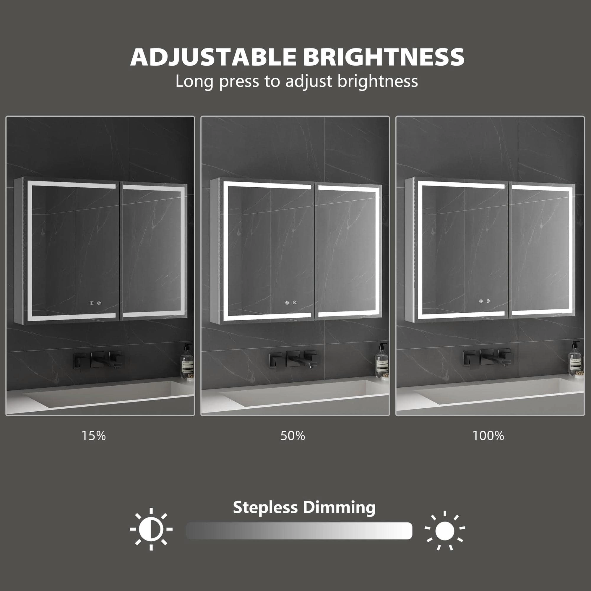 Led Bathroom Mirror Cabinet