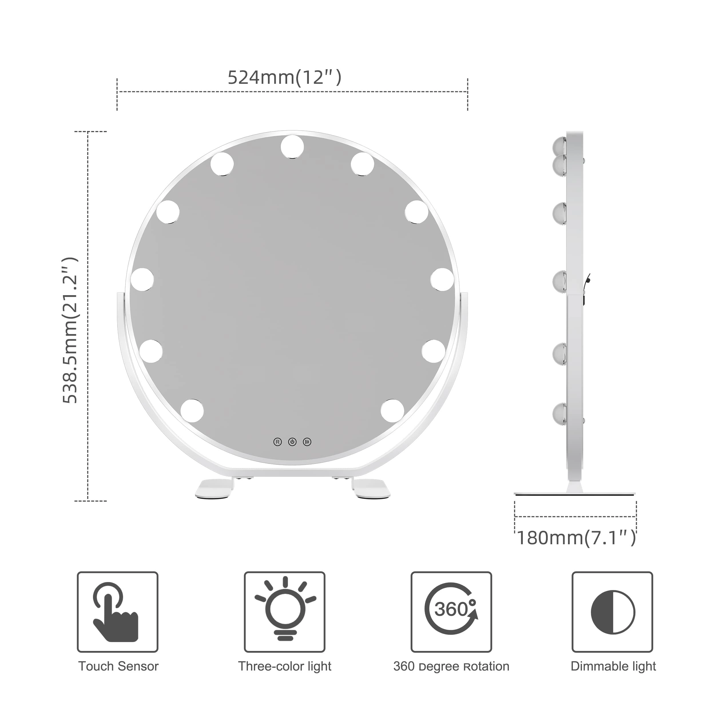 Hollywood Vanity Mirror