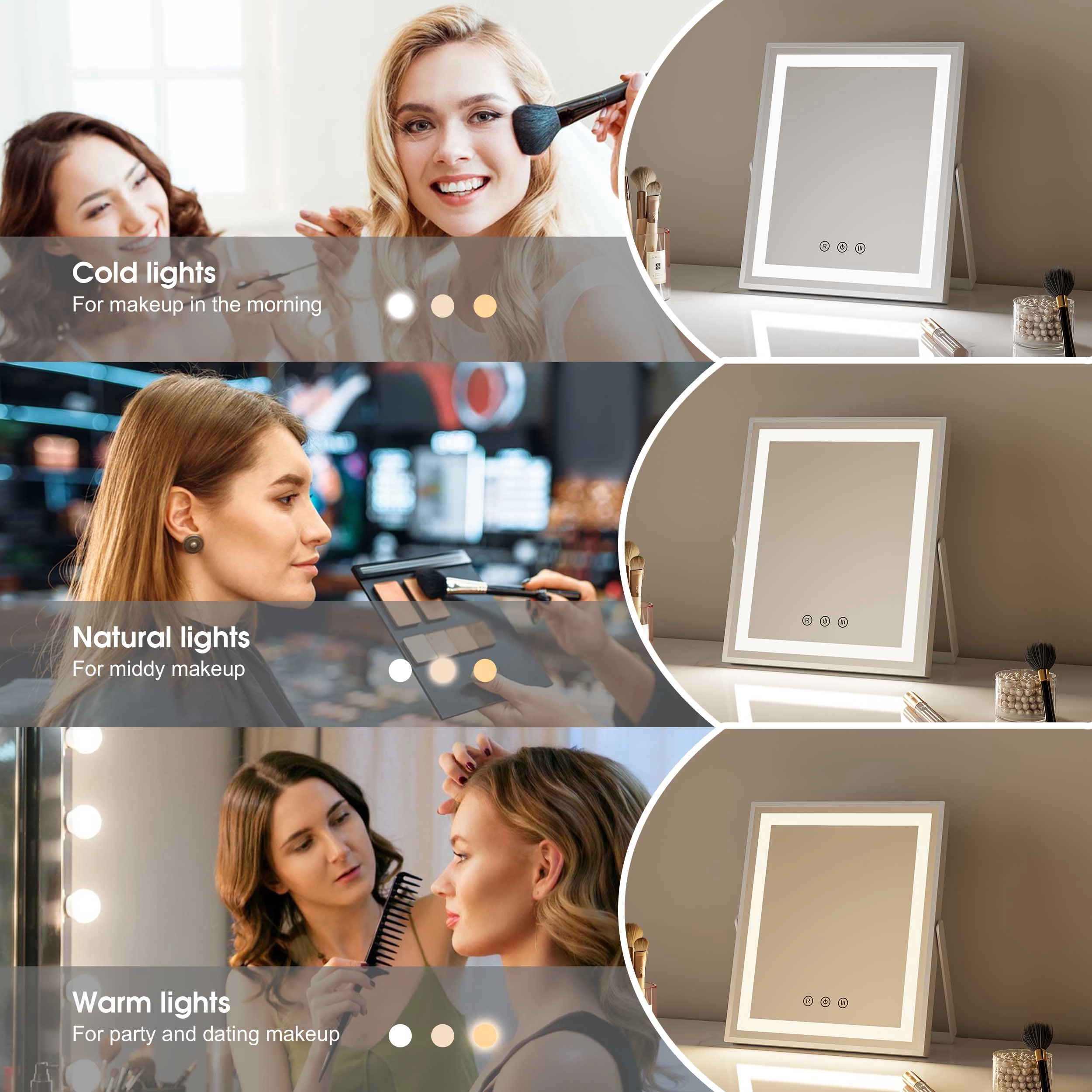 Cosmetic Mirror With Lights