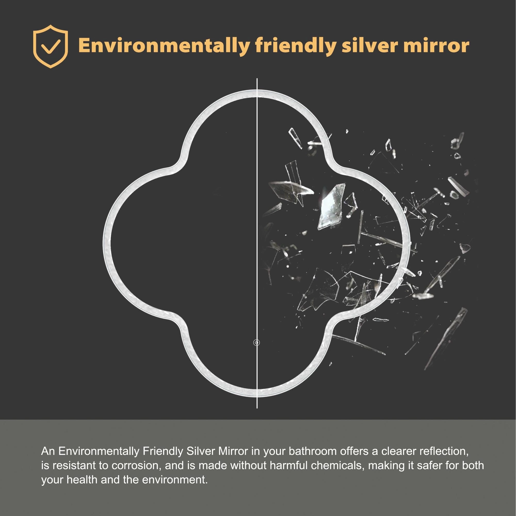 Wall Mounted Bathroom Mirror