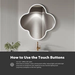 Irregular Bathroom Mirror