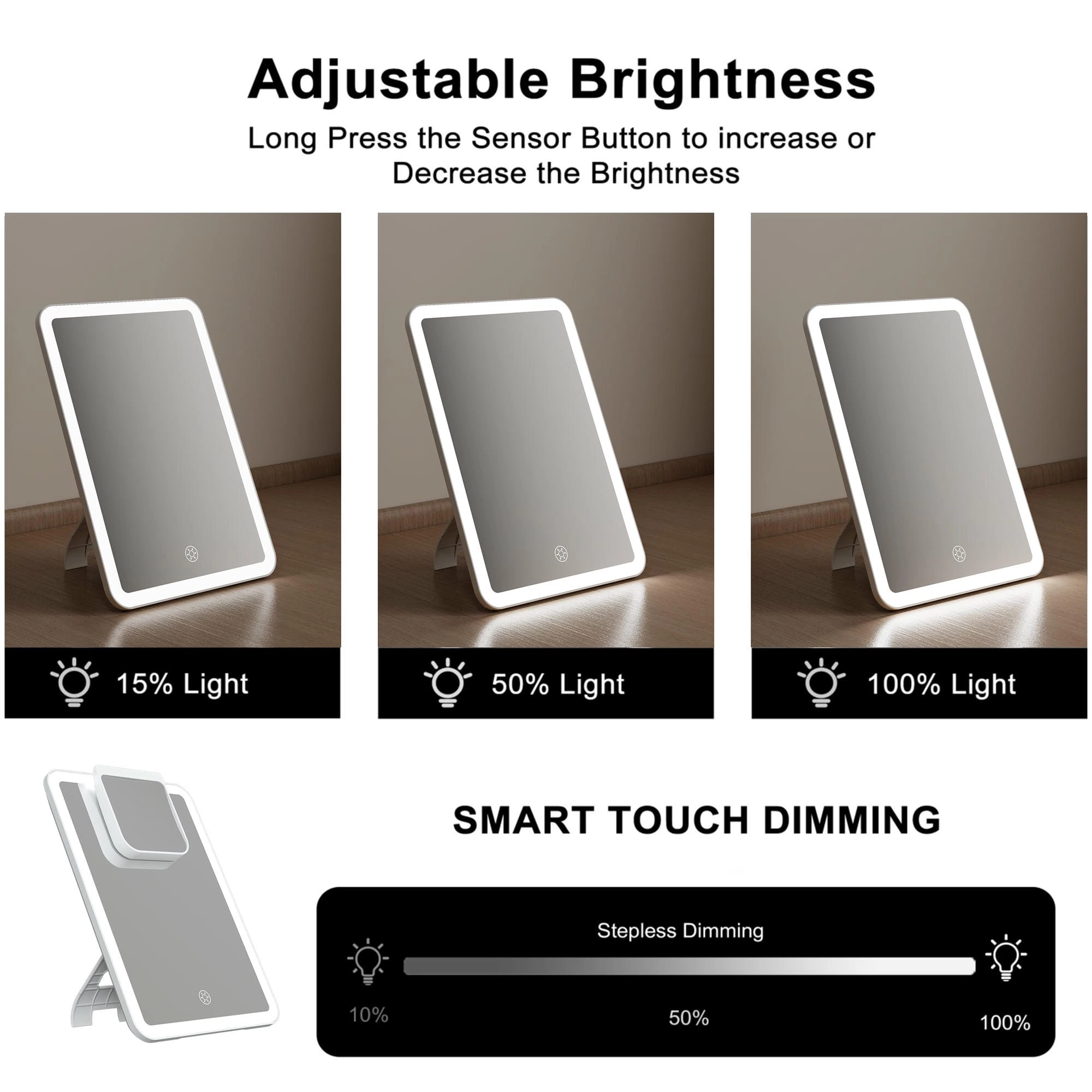 Rechargeable Makeup Mirror