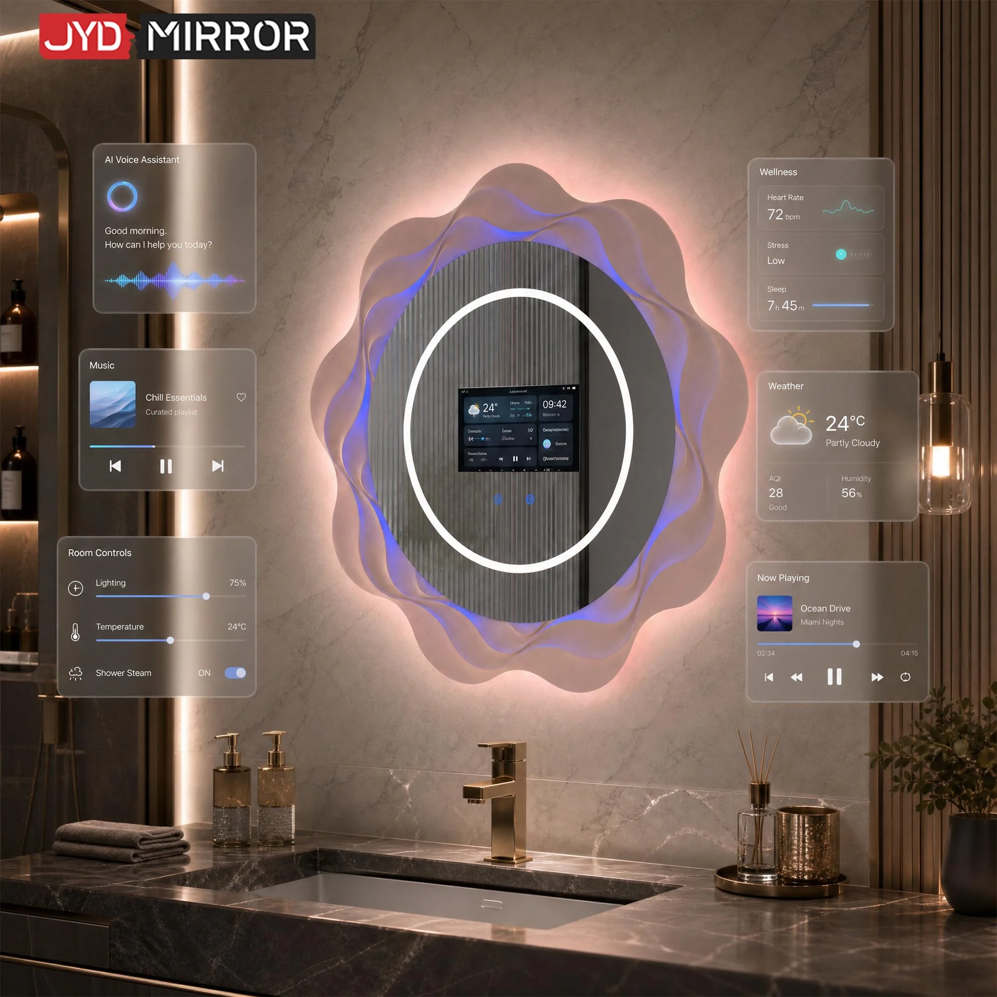 Tv Bathroom Mirror