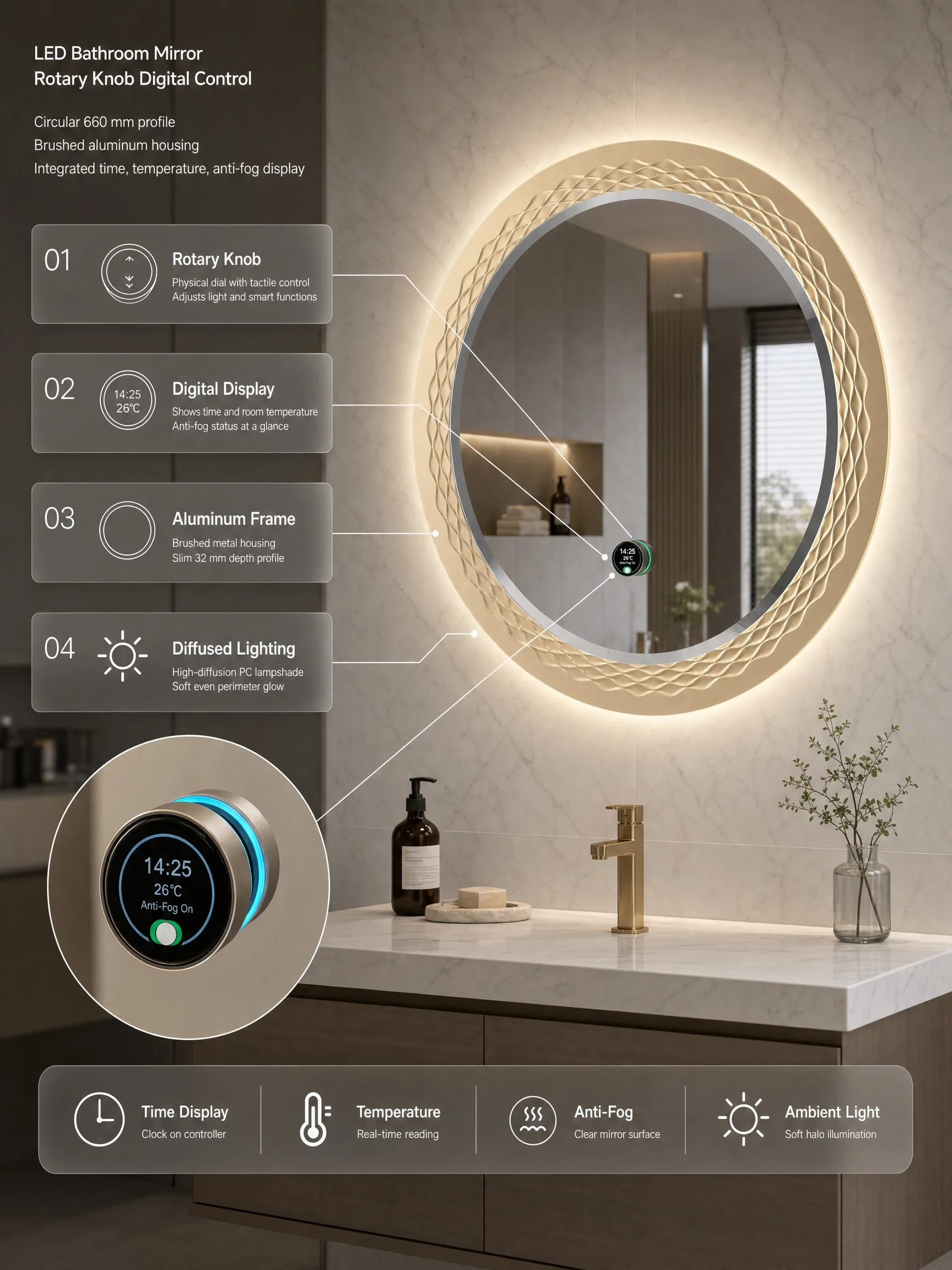 Smart Bathroom Mirror