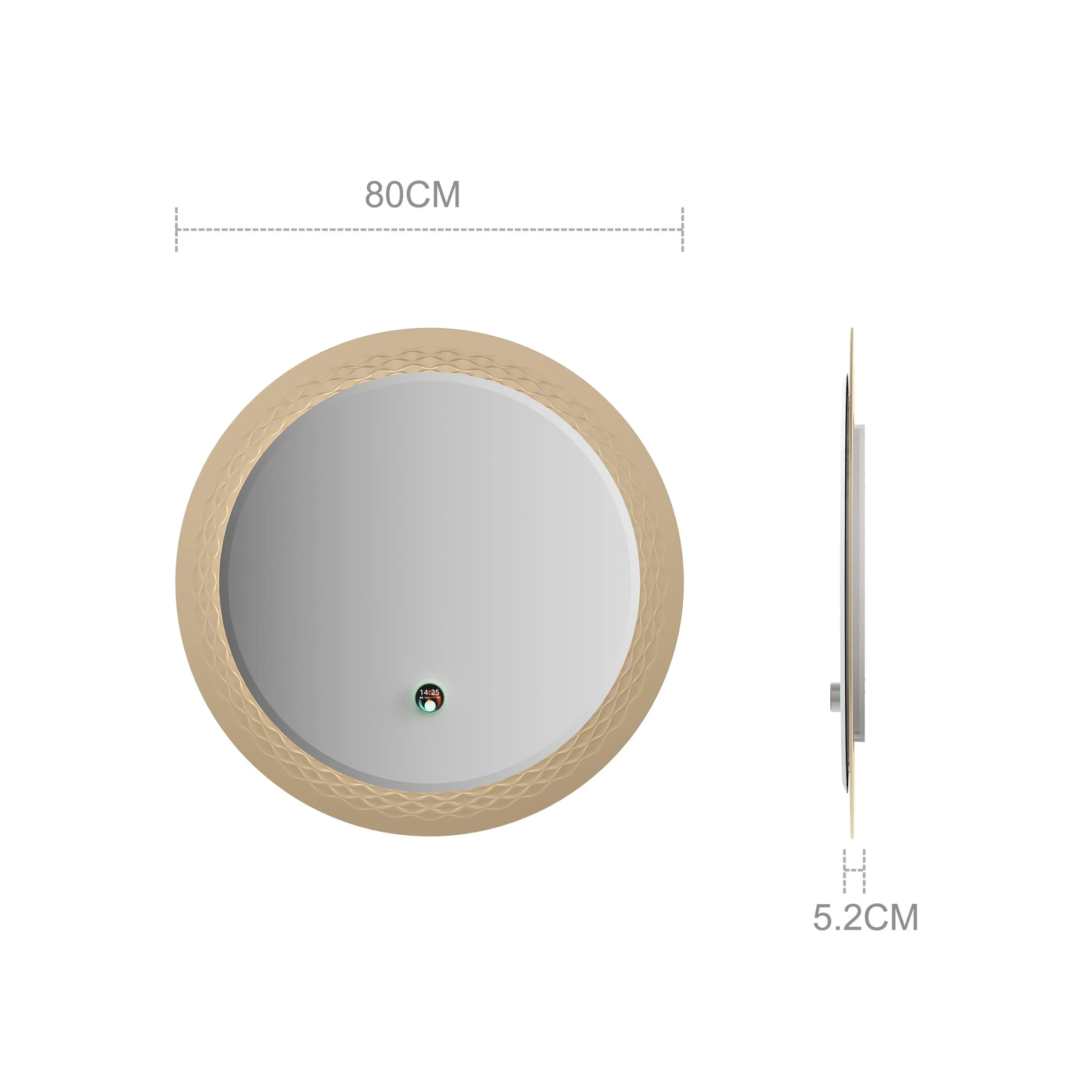 Round Led Bathroom Mirror