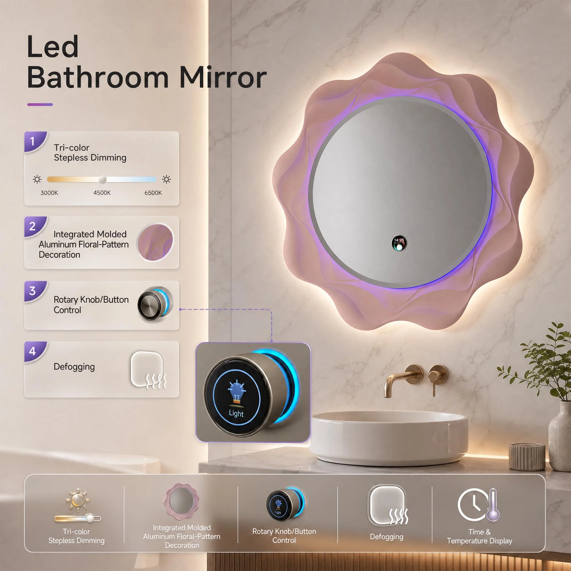 Bathroom Mirror With Lights