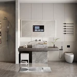 Bathroom Mirror With Television