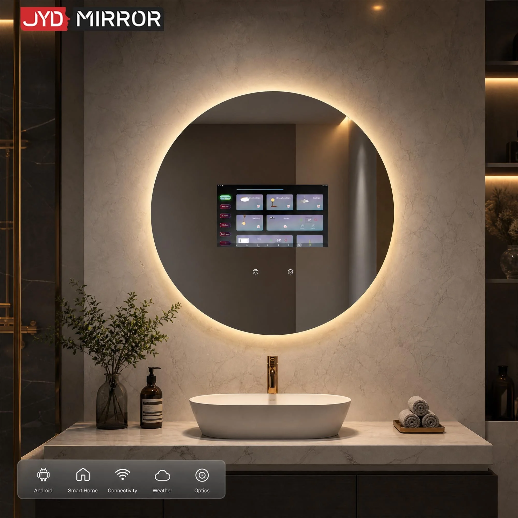 Tv Bathroom Mirror