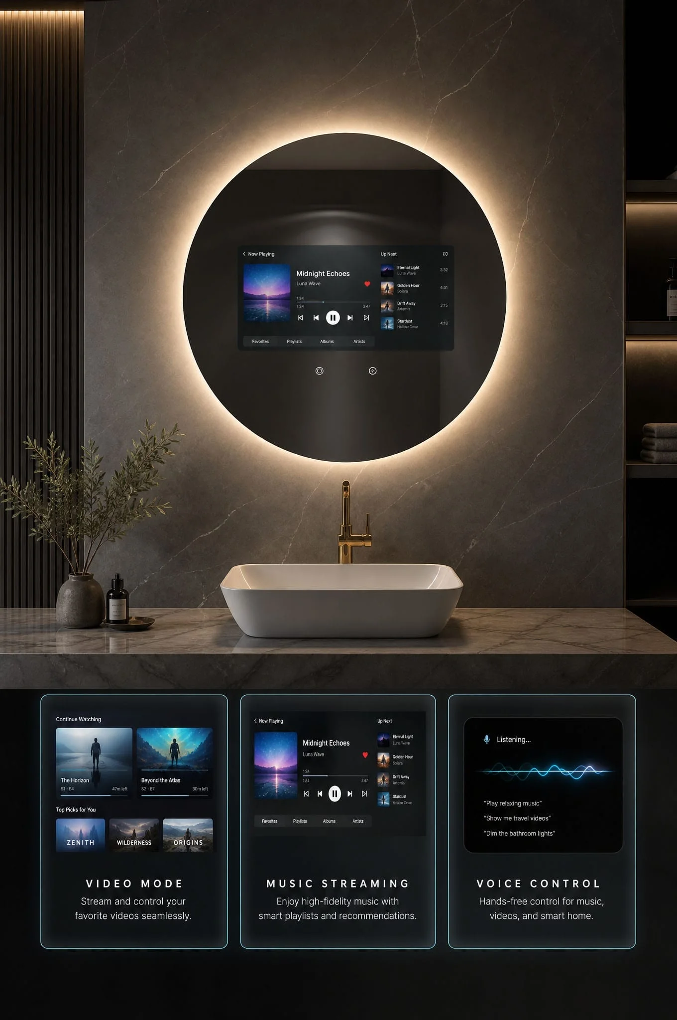 Bathroom Mirror With Tv Built In