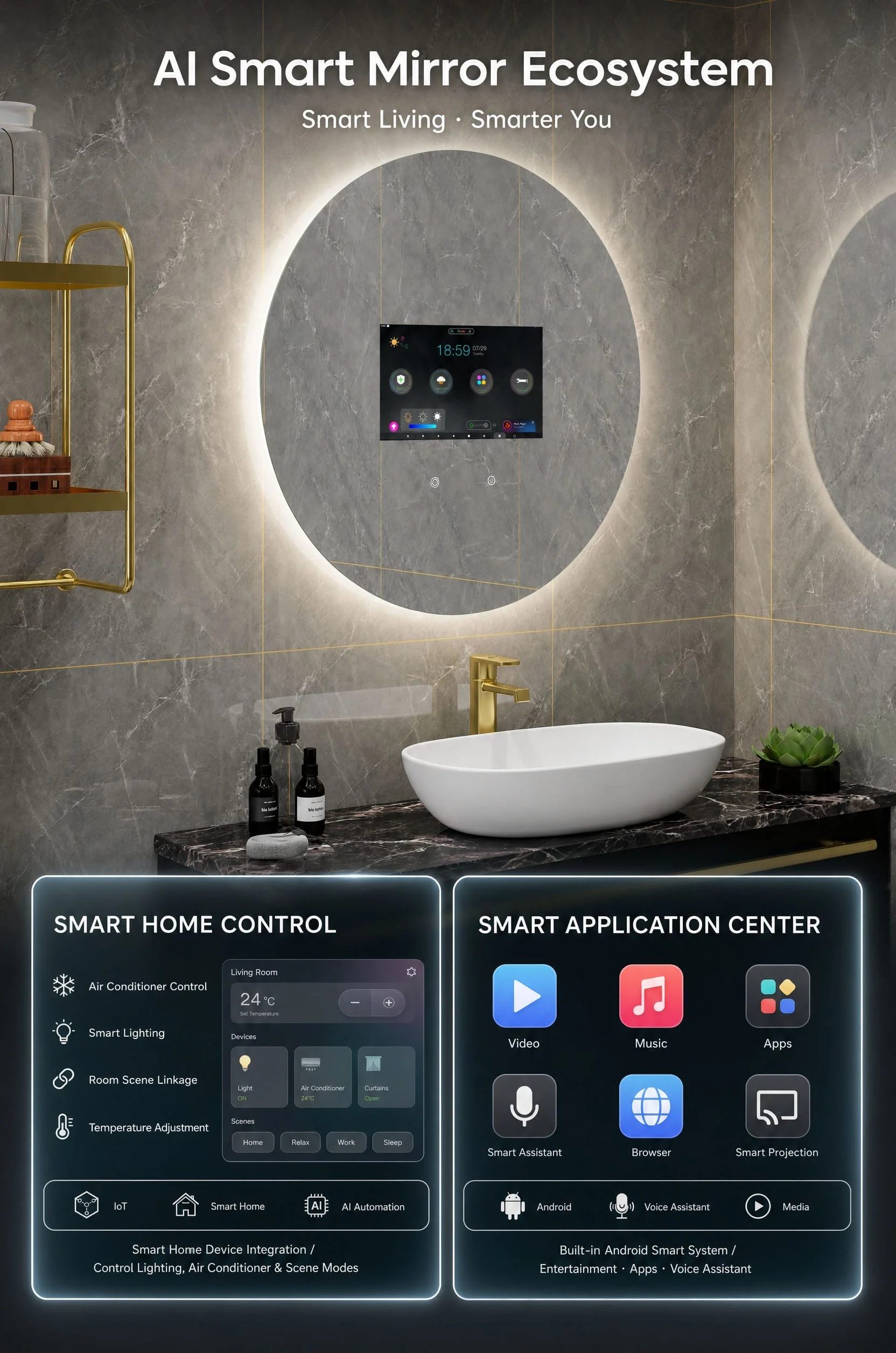 Bathroom Mirror With Tv Screen