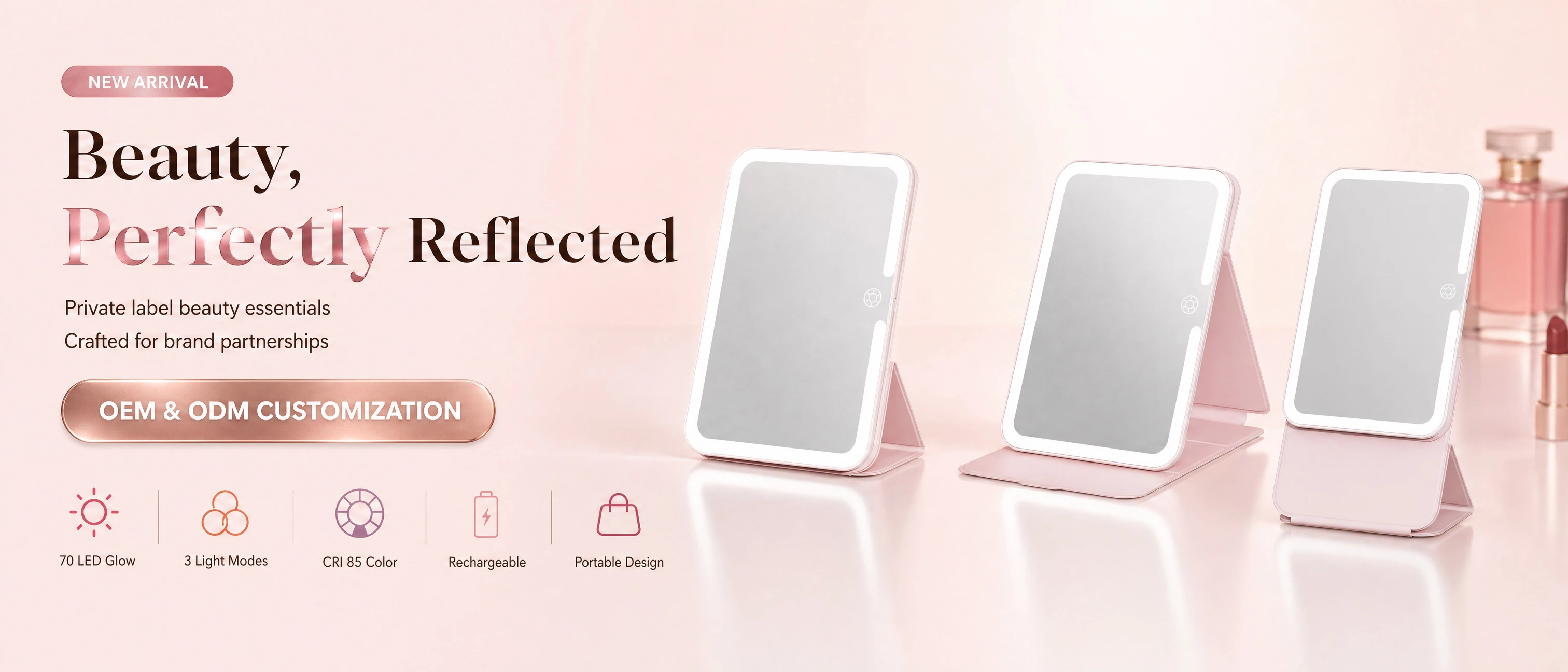 Led vanity mirror