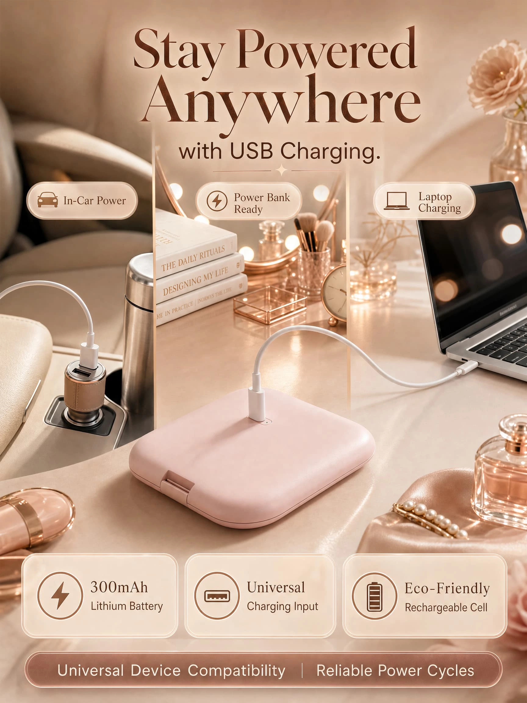 Handheld Makeup Mirror