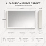 Custom Bathroom Mirror Cabinet
