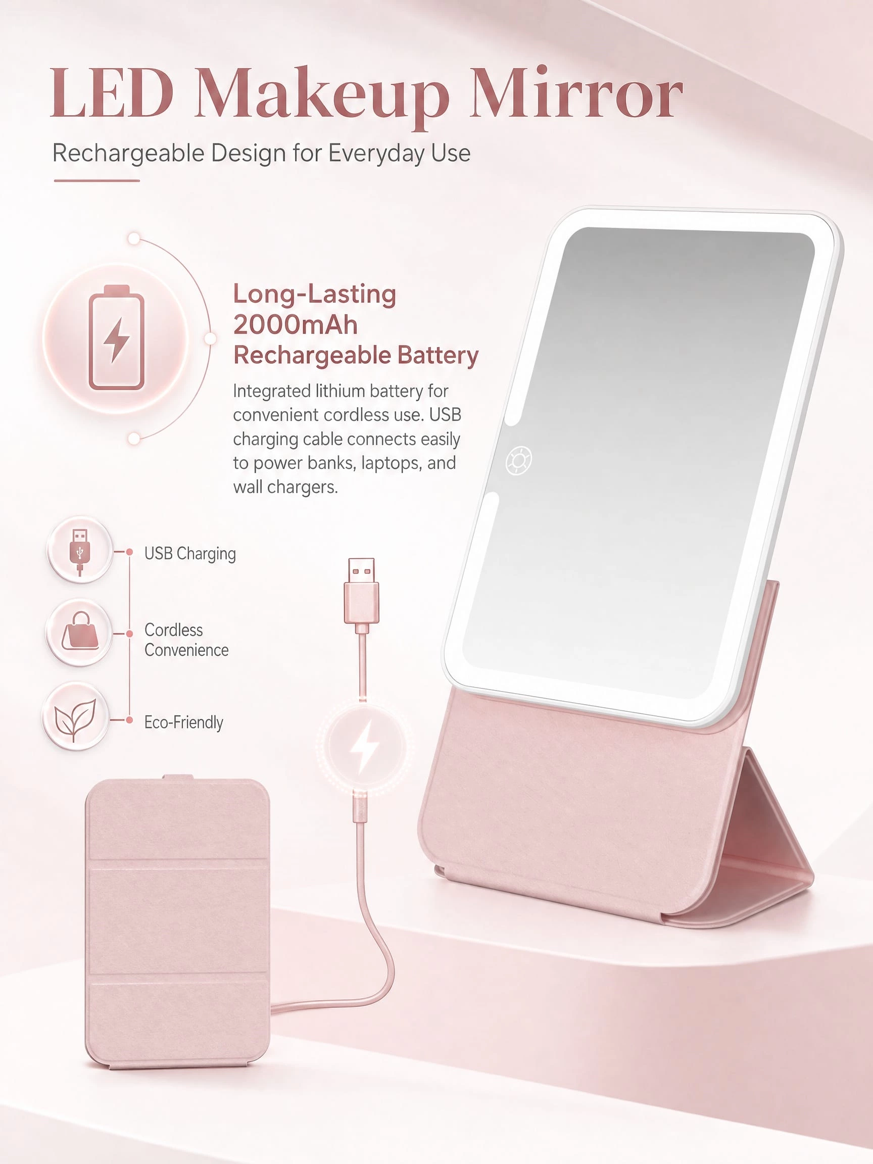Portable Led Mirror