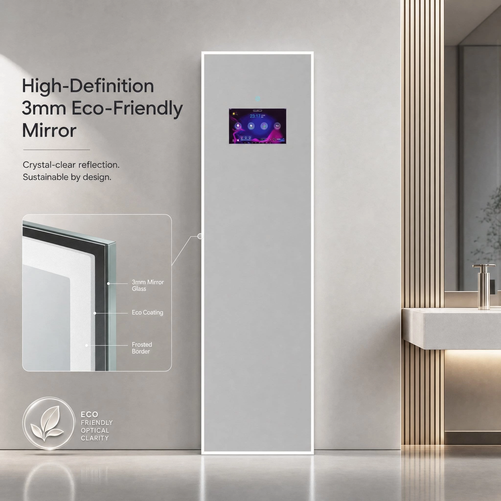 Wall Mounted Full Length Mirror