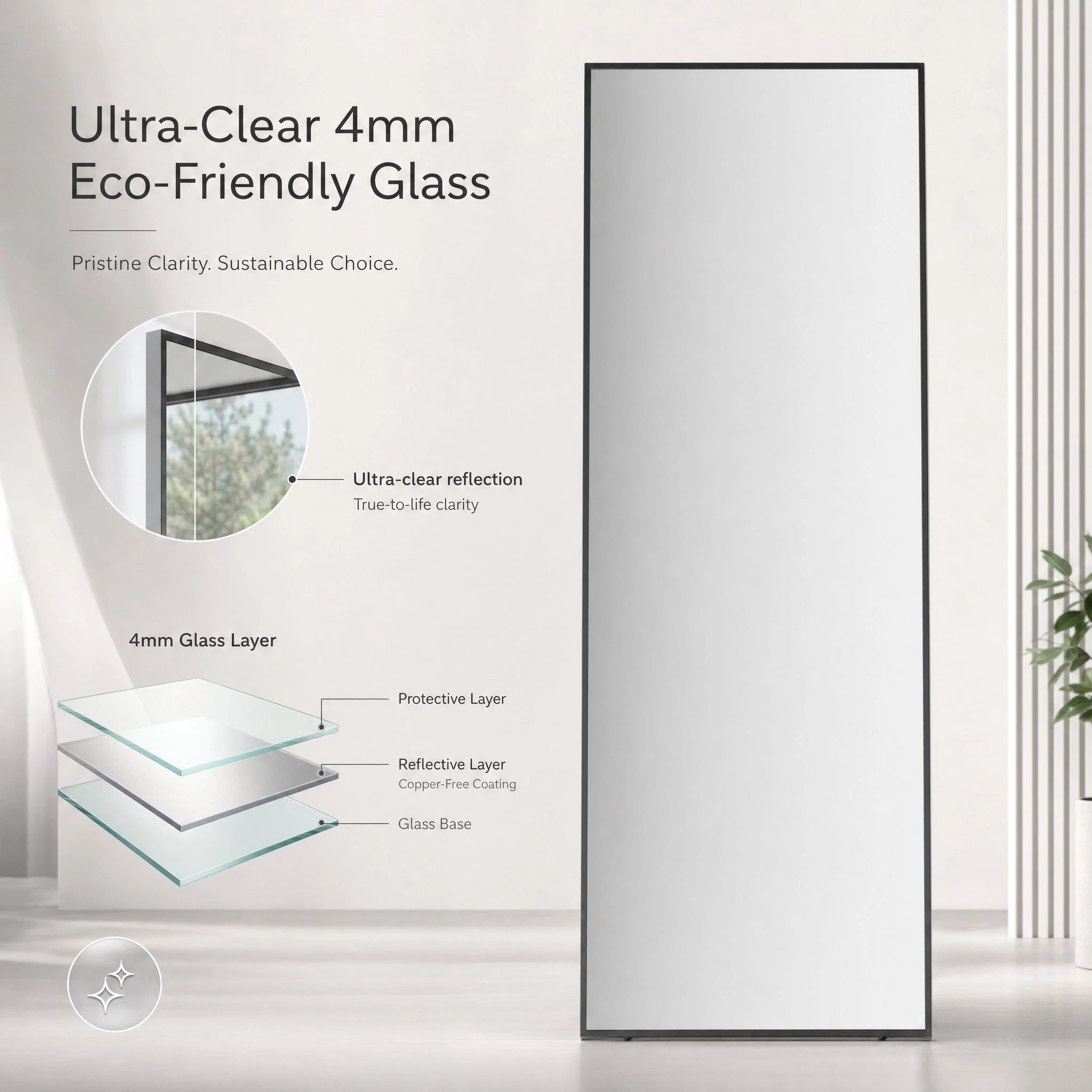 Contemporary Full Length Mirror