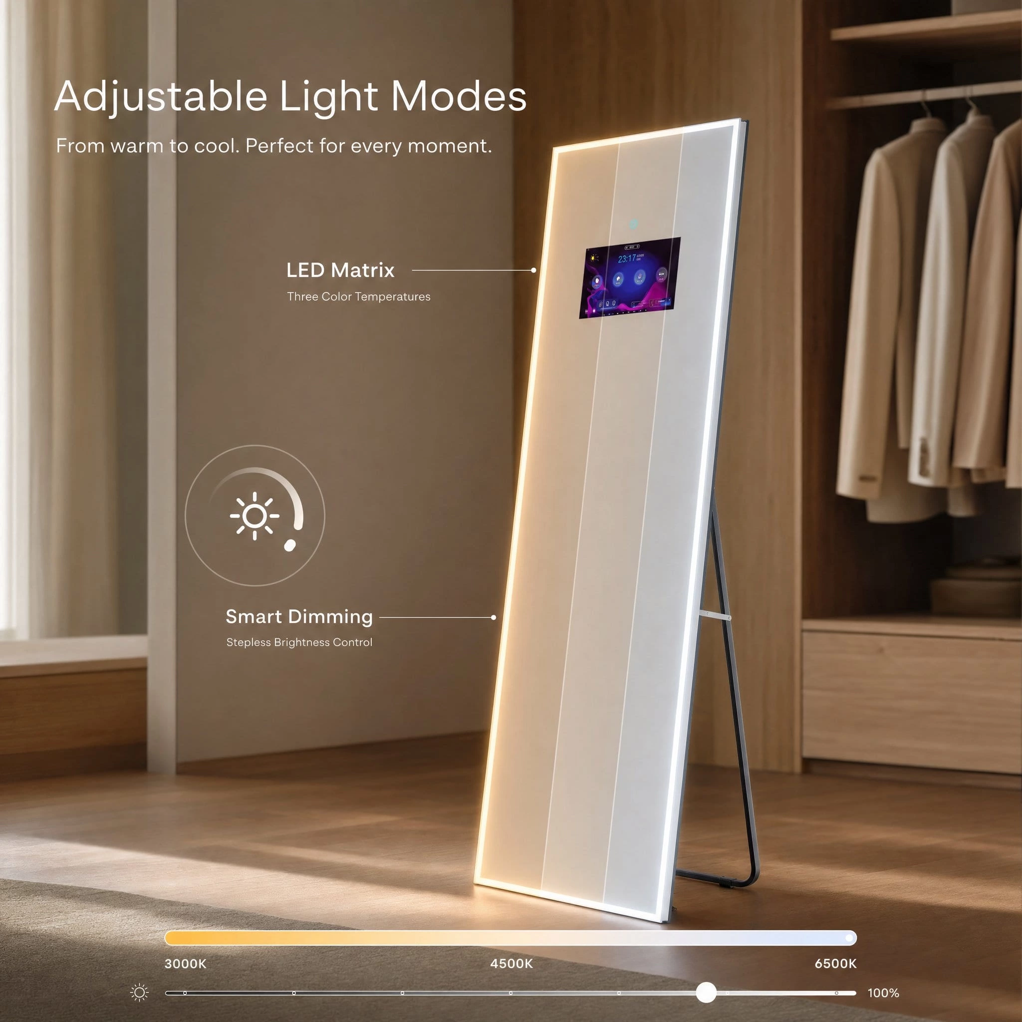 Full Length Mirror With Led Lights