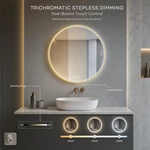 Round Led Bathroom Mirror