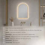Bathroom Mirror Arch