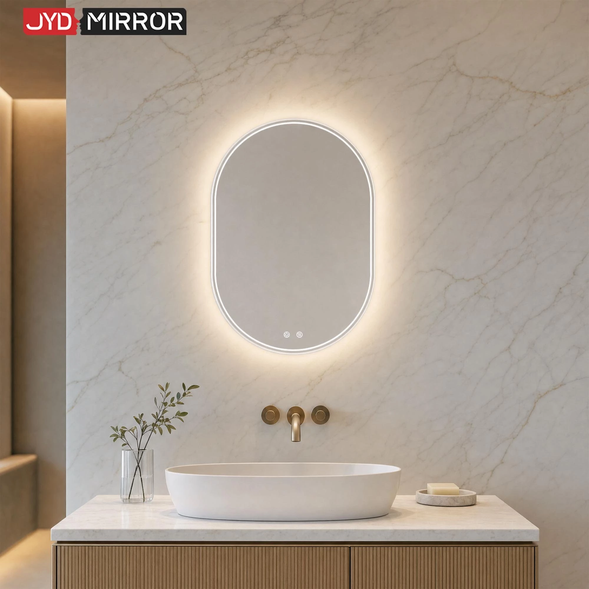 Oval Bathroom Mirror