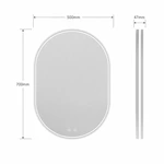 Oval Bathroom Mirror With Light