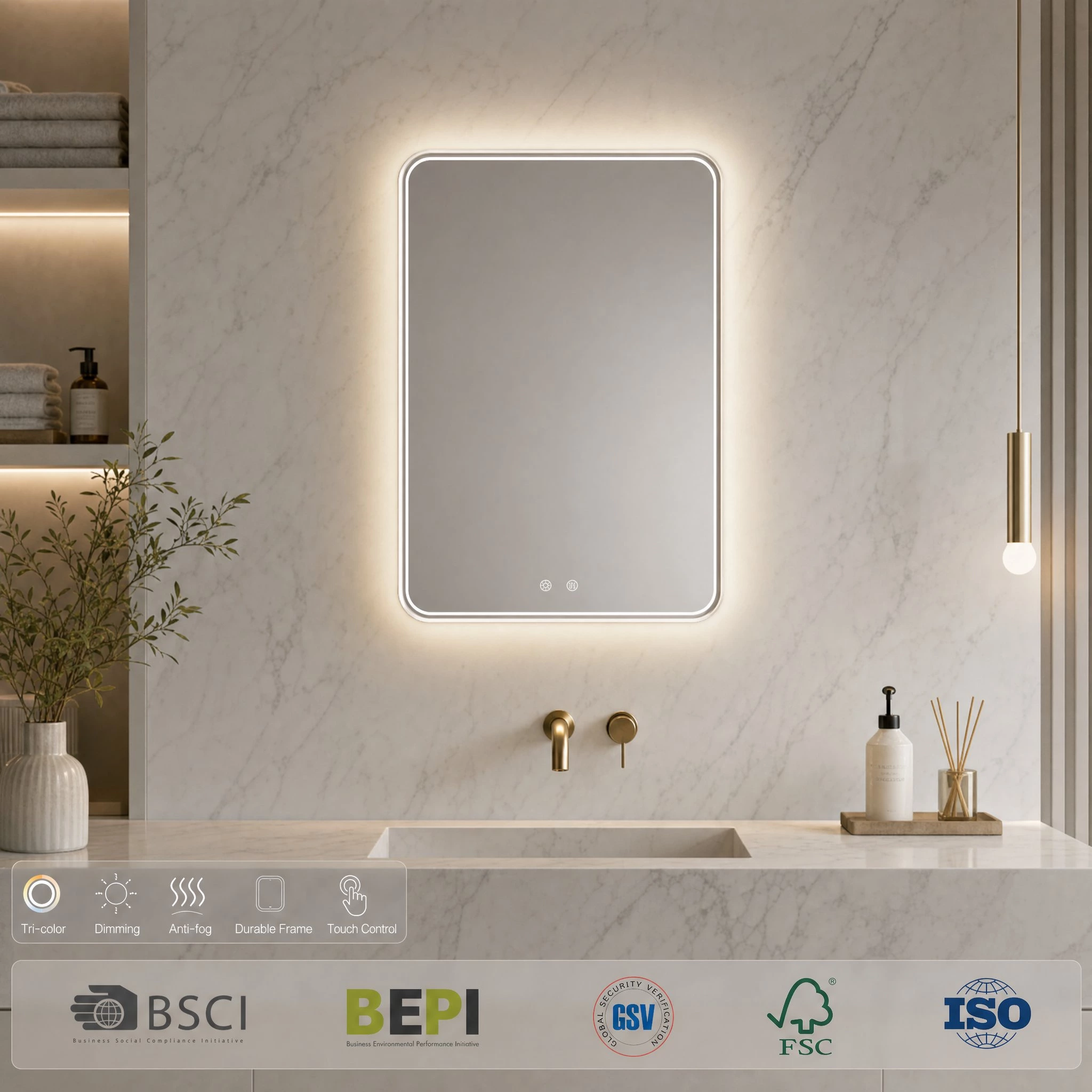 Illuminated Bathroom Mirror