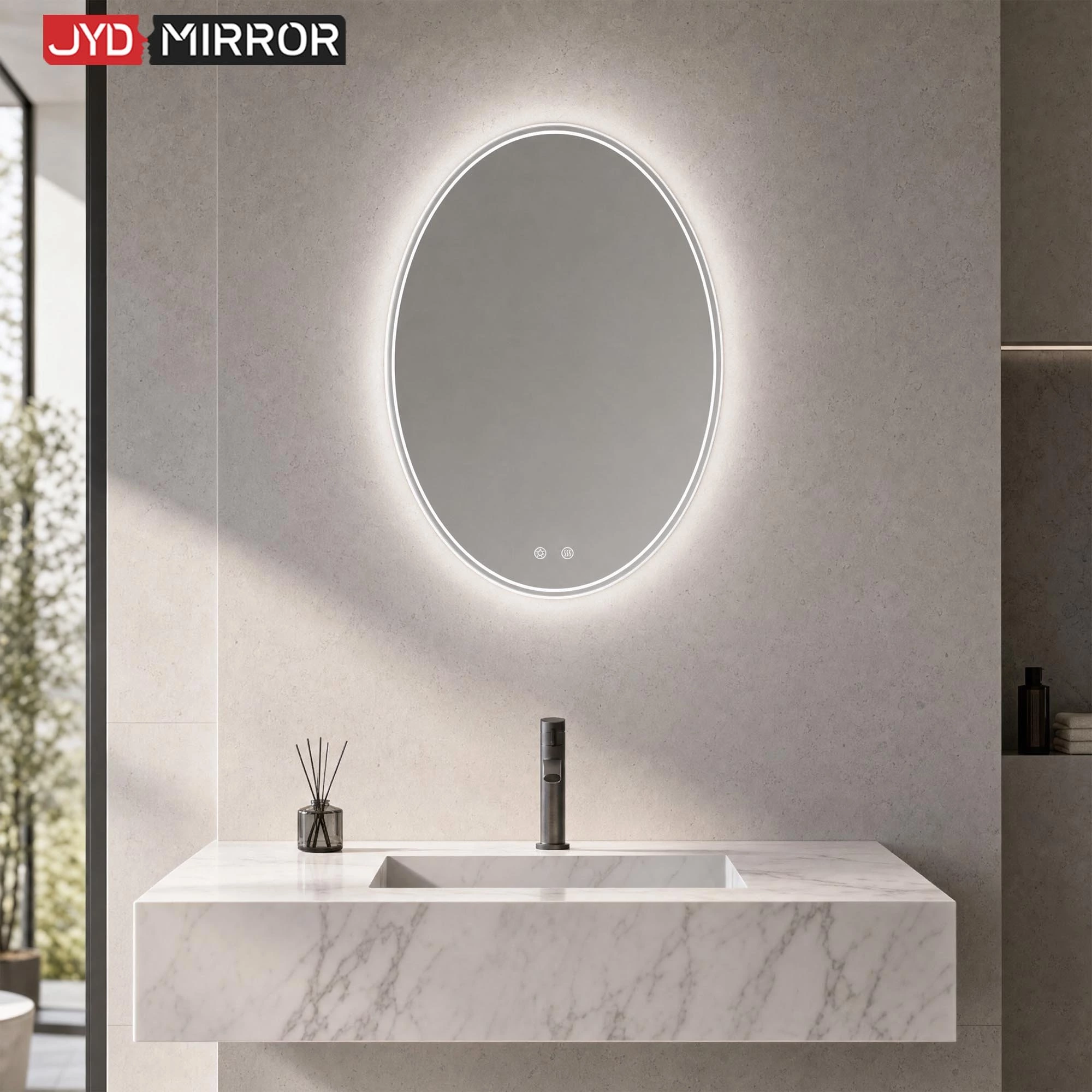 Oval Led Bathroom Mirror