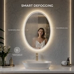 Oval Bathroom Mirror