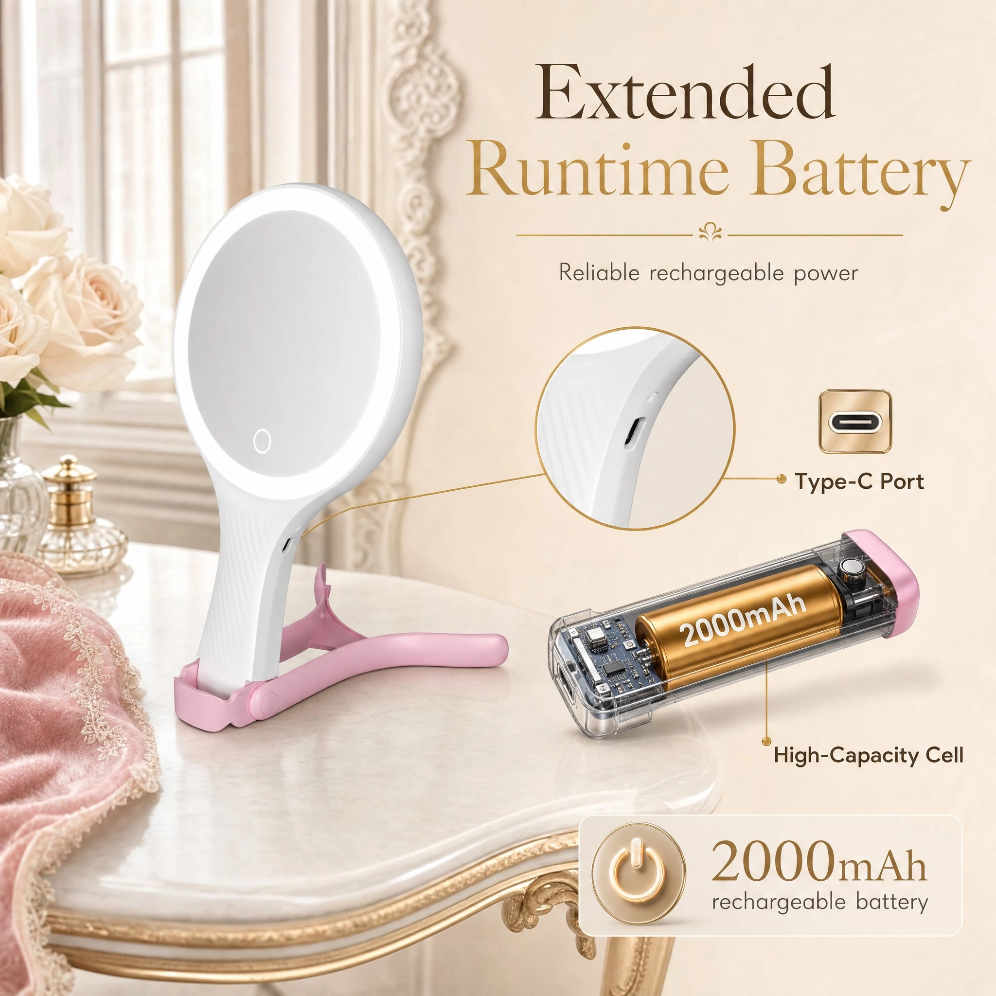 Portable Led Mirror