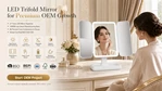 Led Trifold Mirror