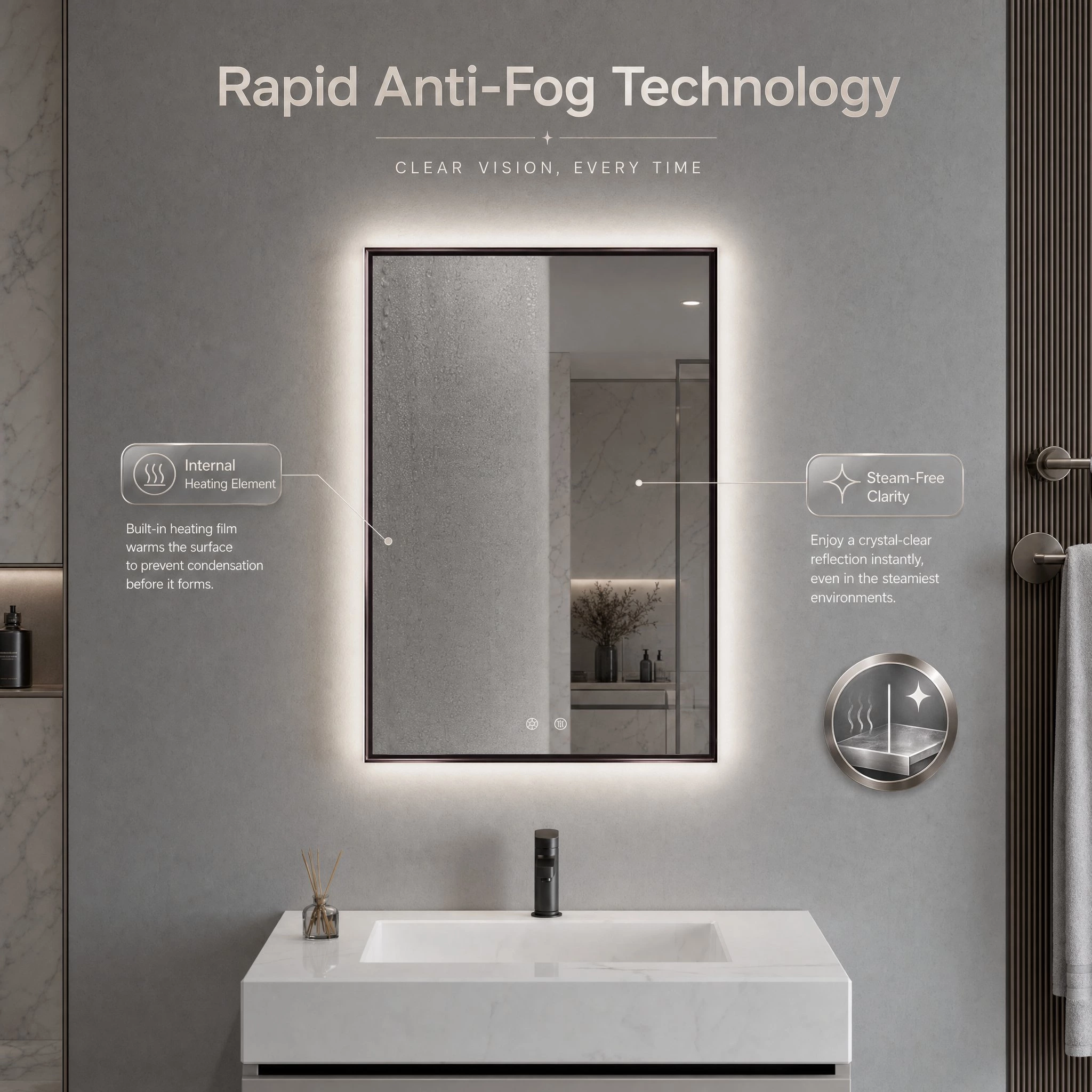 Intuitive Control and Advanced Anti-Fog Integration