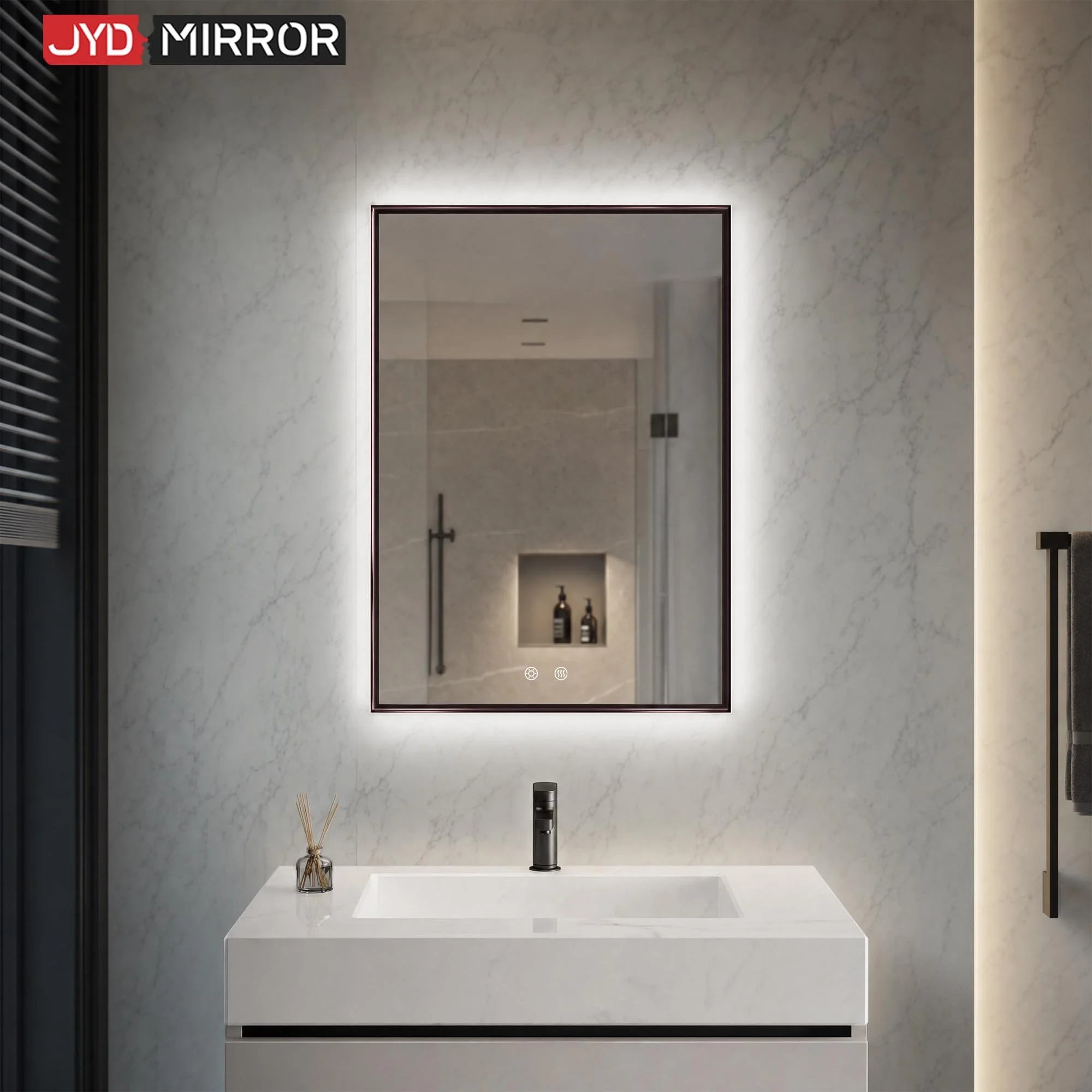 Framed Bathroom Mirrors